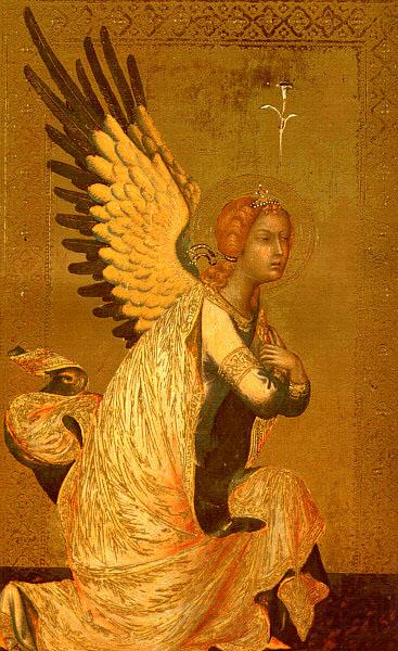 Simone Martini The Angel of the Annunciation Norge oil painting art